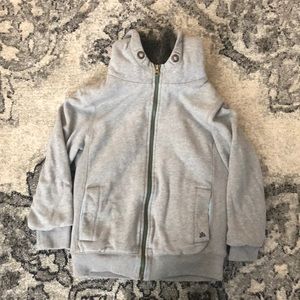 Boden Boys Cozy Lined Full Zip Hoodie, Size M